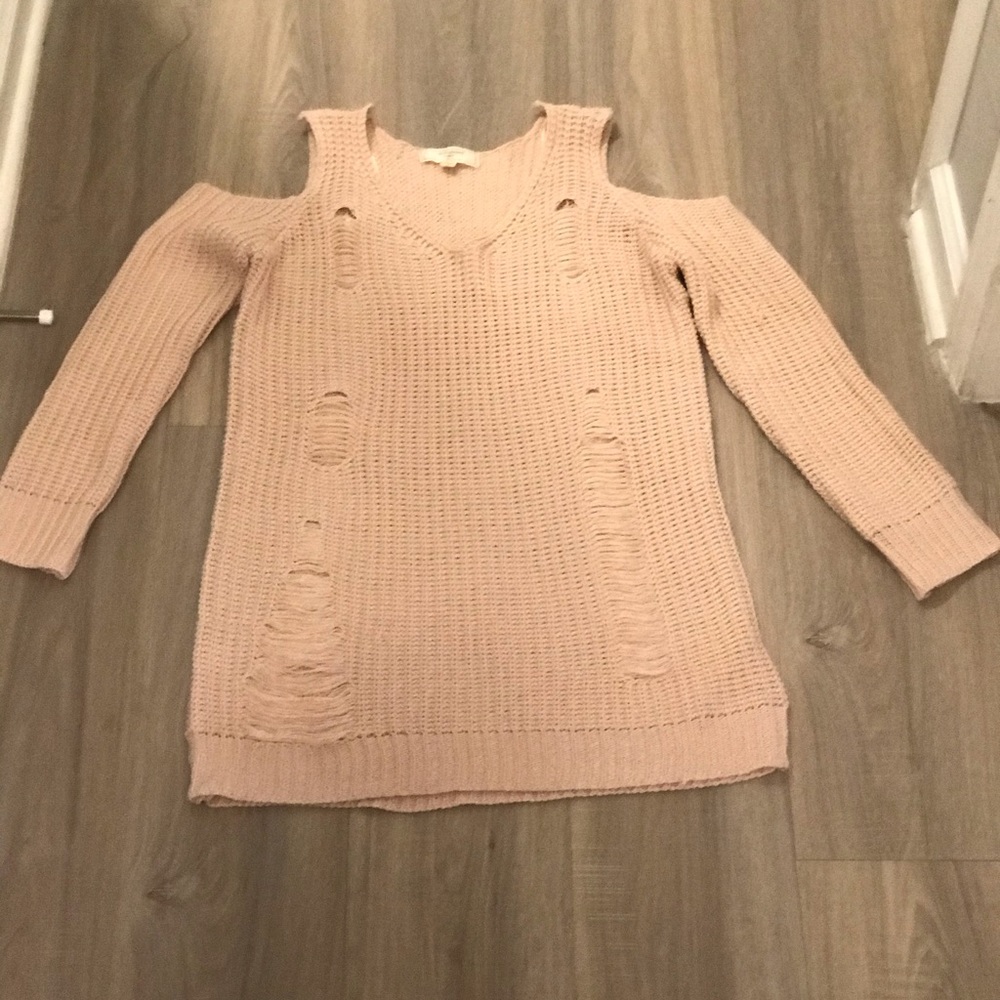Pink sweater